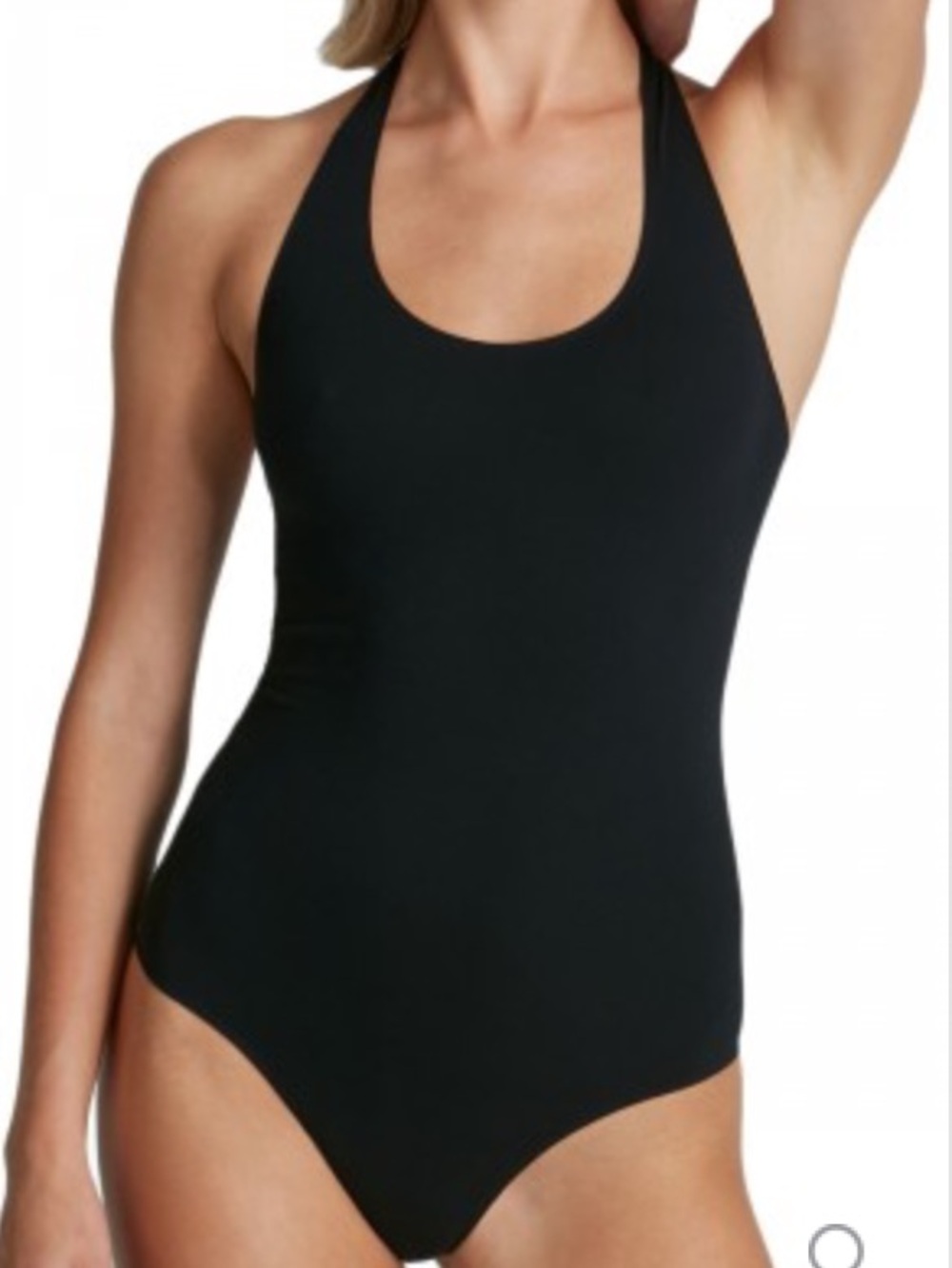 Commando Ballet Halter Bodysuit, Black, one size, New with box. Display